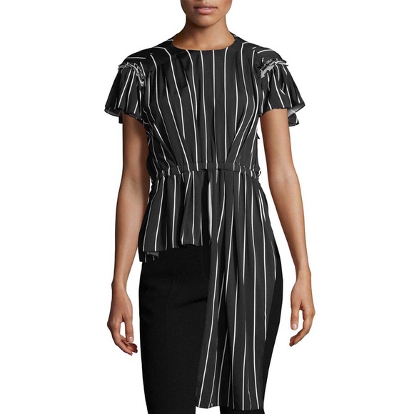 Balenciaga Striped Crewneck Top - Picture 2 of 7